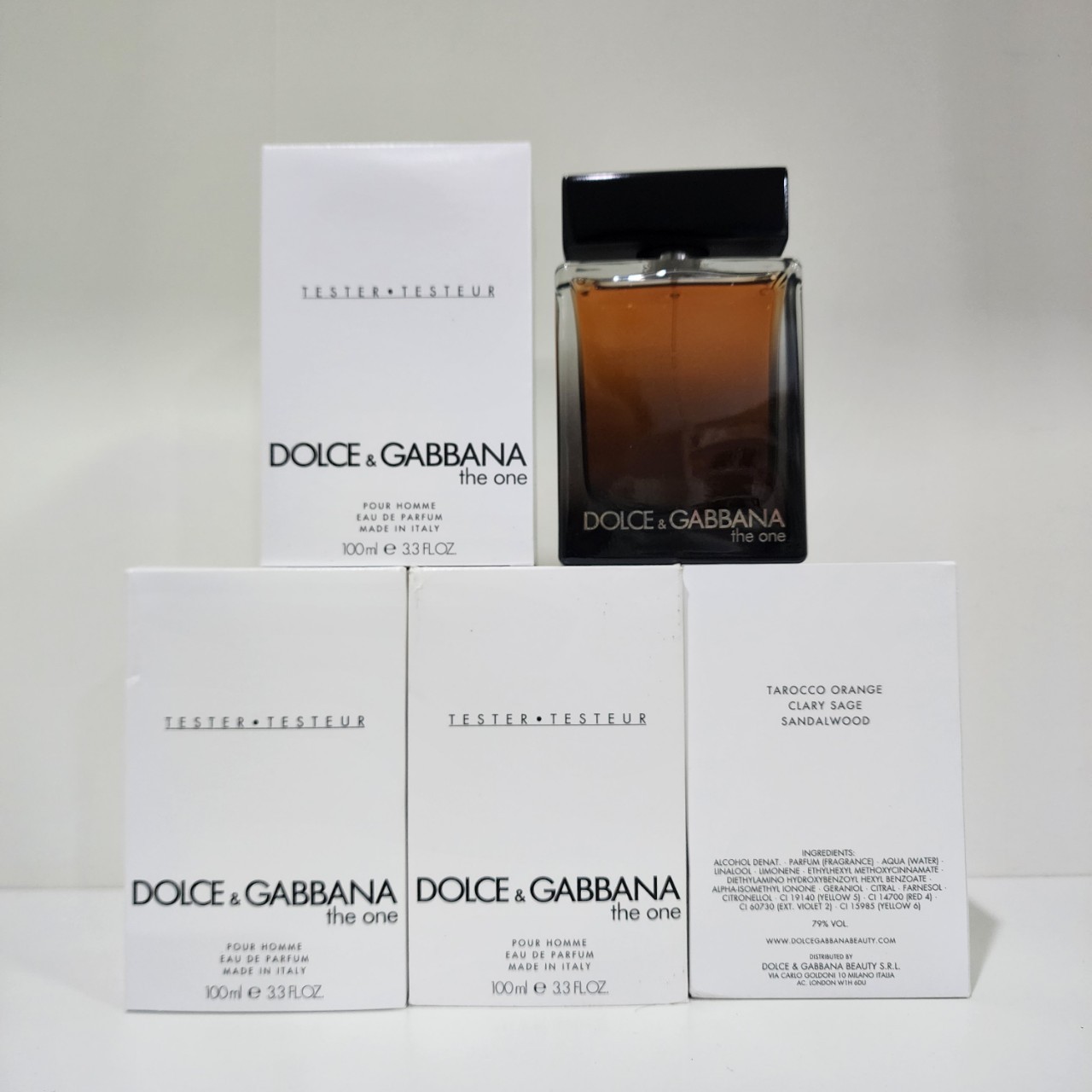 น้ำหอม Dolce & Gabbana The One for Men Eau de Parfum 100 ml. กล่องขาว