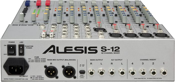 Alesis S-12 12-Channel Compact Mixer
