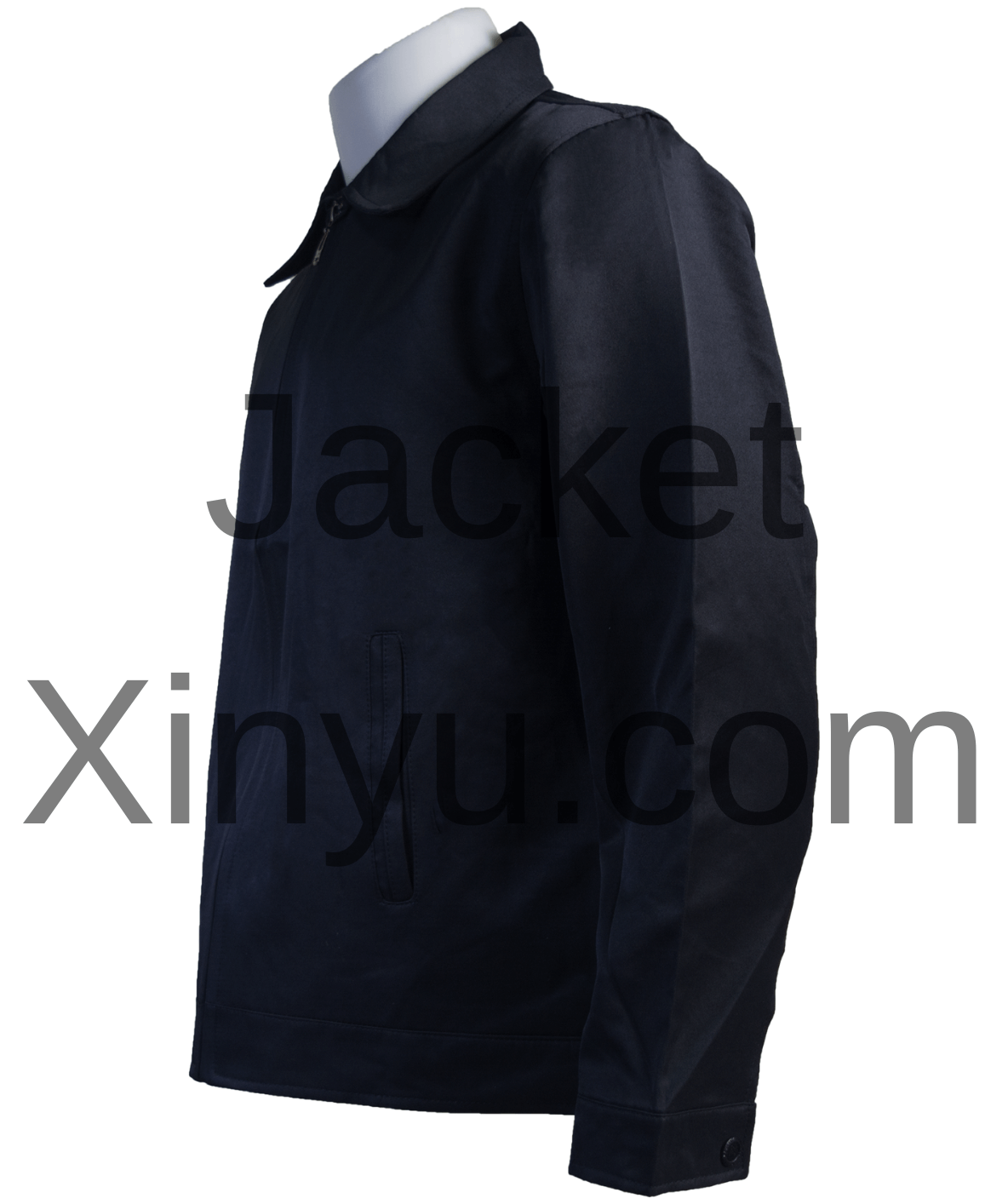 เสื้อแจ็คเก็ต Xinyu คอปก สีดำ แจ็คเก็ตนำเข้าผลิตจากโรงงานประเทศจีน ผ้าไมโคร ผ้าไหมจีนนำเข้าคุณภาพดี รุ่นนี้เหมาะทำเป็นเสื้อทีม หรือเสื้อรุ่น ปัก logo ทรงสวยใส่เป็นเสื้อกึ่งสูทได้ เพื่อร่วมงานสัมมนา งานประชุมที่ใช้เป็นทีม
