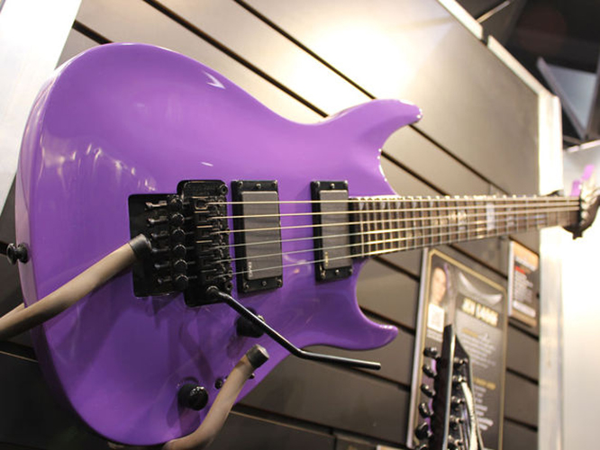 Dean Jackie Vincent C450F Electric Guitar Purple