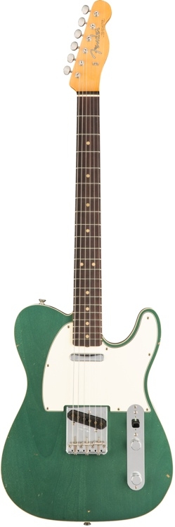 Fender Custom Shop 1963 Journeyman Relic Telecaster Custom - Faded Sherwood Green with Rosewood Fingerboard