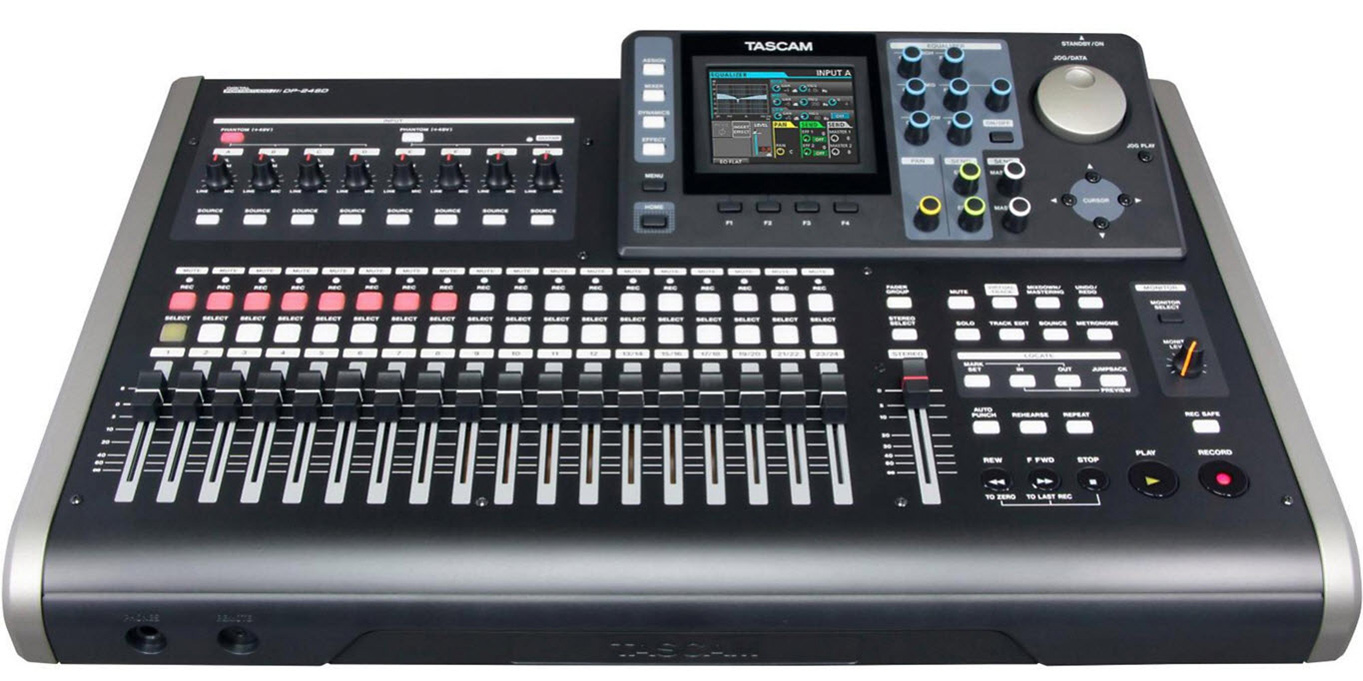 TASCAM DP-24SD 24-Track Digital Portastudio