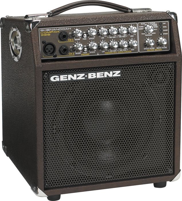 Genz Benz Shenandoah Compak 300 SHEN-CPK-8T 300W 1x8 Acoustic Guitar Combo Amp Brown