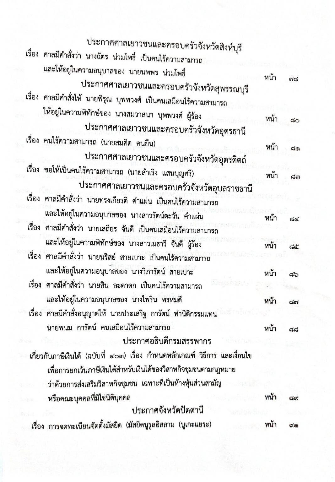 กฎหมายใหม่ 36/64 ประกาศสภาฯ ตั้งกรรมาธิการฯ ประกาศศาลเยาวชนและครอบครัวจังหวัด.. สมาคม-มูลนิธิ