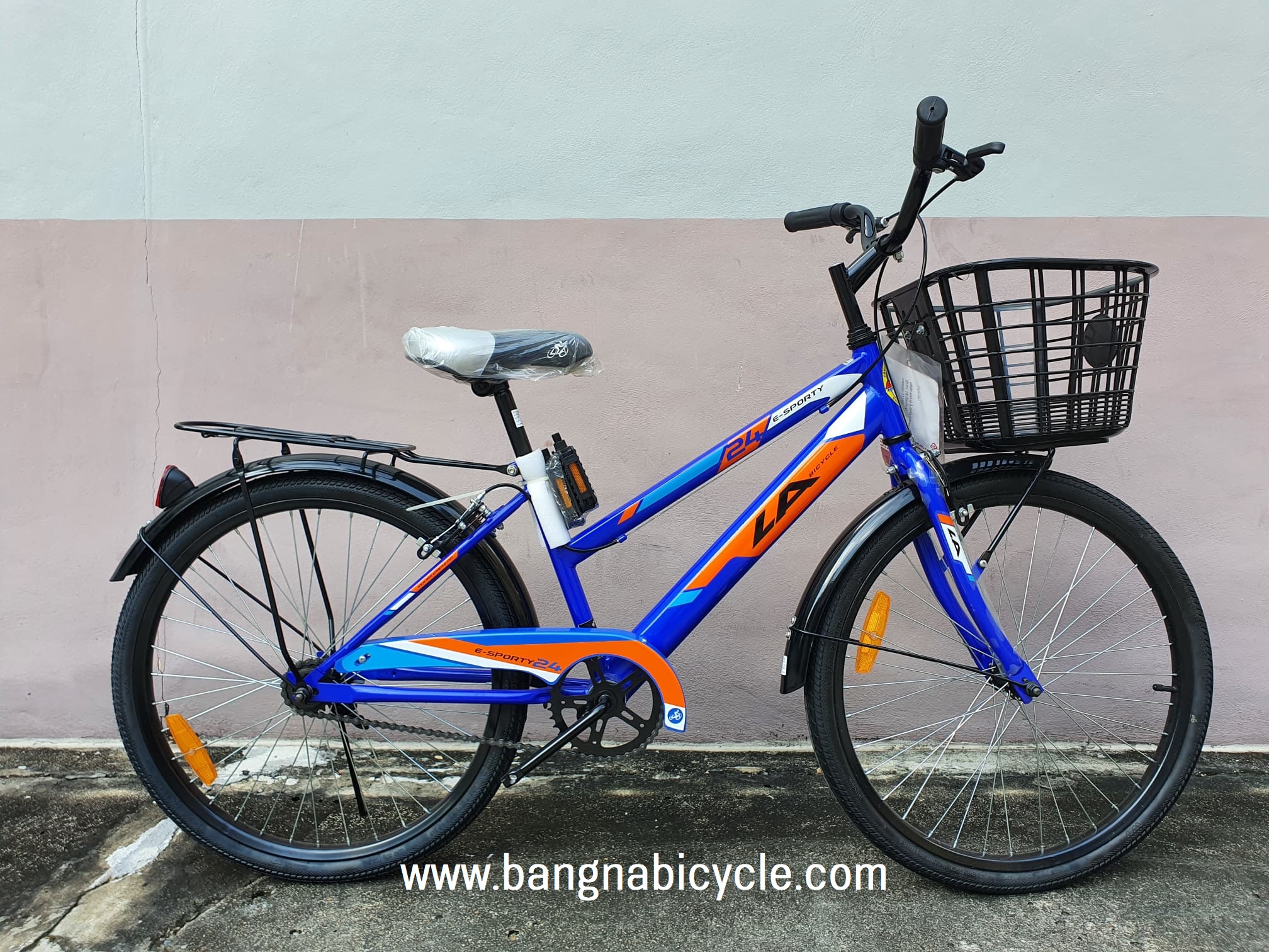 รถจักรยาน MTB LA E-SPORTY 24 นิ้ว ทรงผู้ชาย ล้อเหล็ก