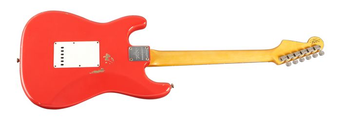 Fender Custom Shop Limited-Edition 1960 Relic Stratocaster Electric Guitar Fiesta Red