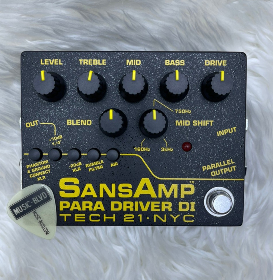 Tech 21 SansAmp Para Driver DI Preamp Pedal V2