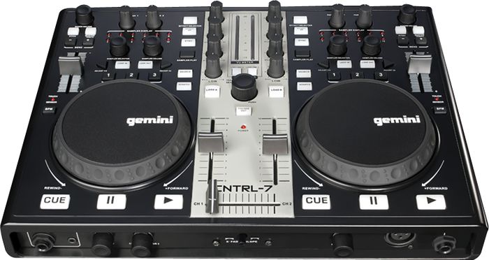 Gemini CNTRL-7 USB/MIDI DJ Mixer & Controller with Sound Card