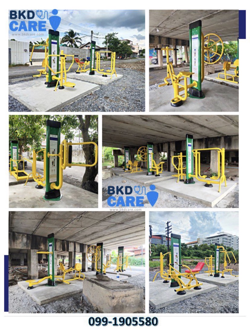 เครื่องออกกำลังกายกลางแจ้ง ชุดบริหารขา-เข่า-น่อง แบบขาดันคู่ สำหรับผู้สูงอายุและบุคคลทั่วไป เครื่องออกกําลังกายกลางแจ้งเทศบาล, เครื่องออกกําลังกายสาธารณะ ,ราคาโรงงาน
