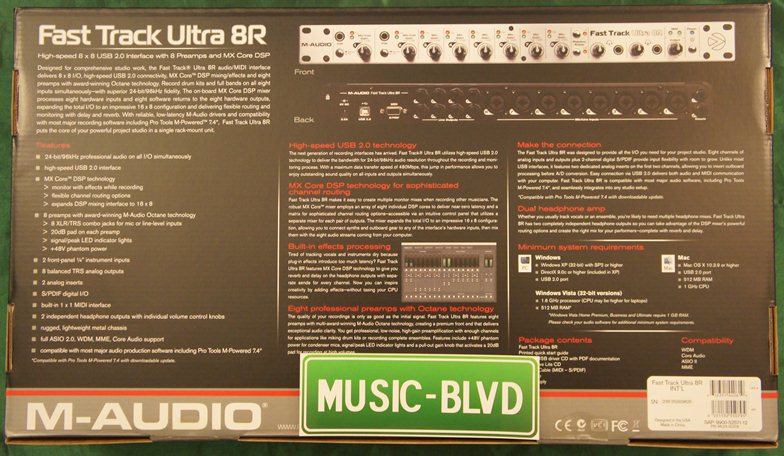 M-Audio Fast Track Ultra 8R USB Interface