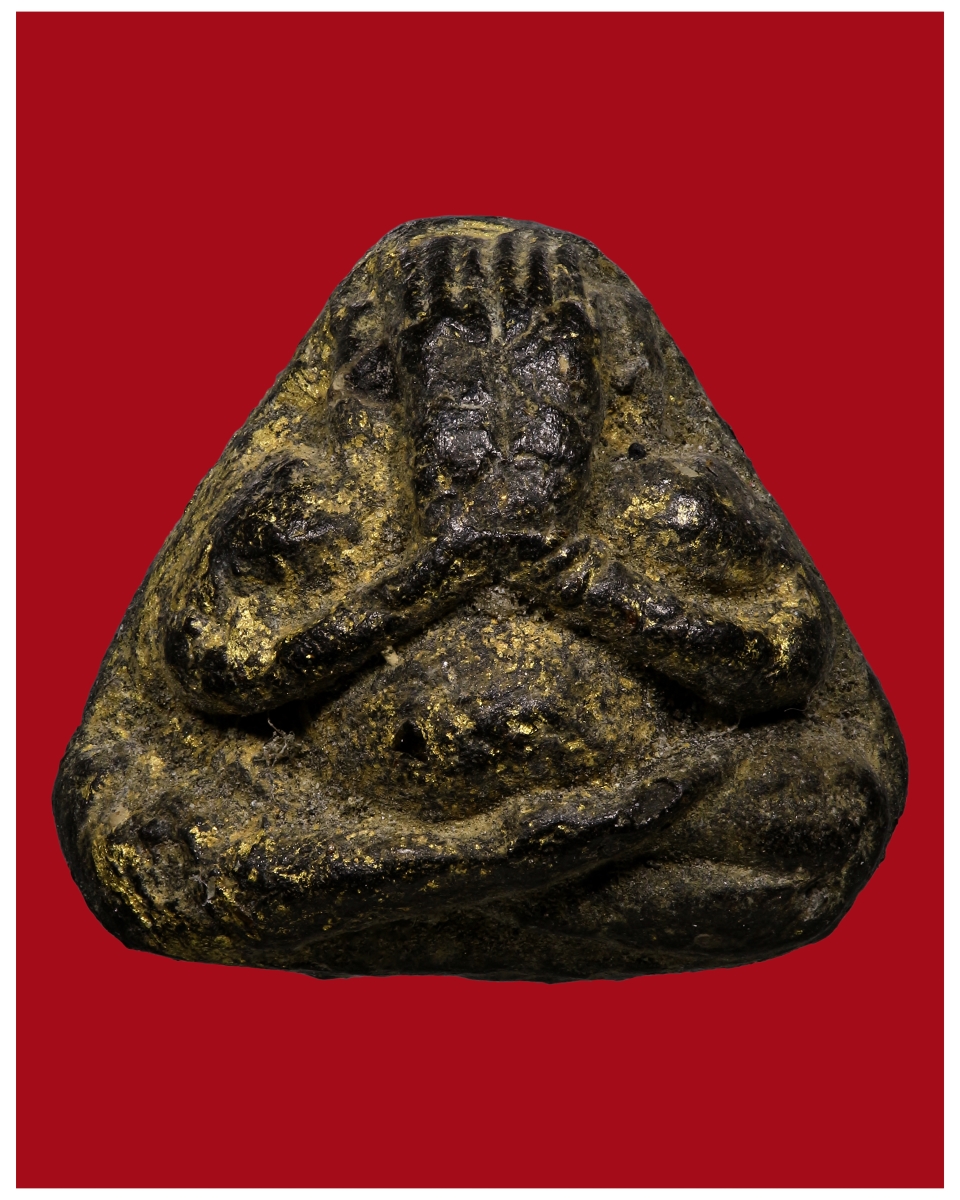 พระปิดตากรมหลวงชุมพร เนื้อผงคลุกรัก หลวงปู่ศุข วัดมะขามเฒ่าปลุกเสก