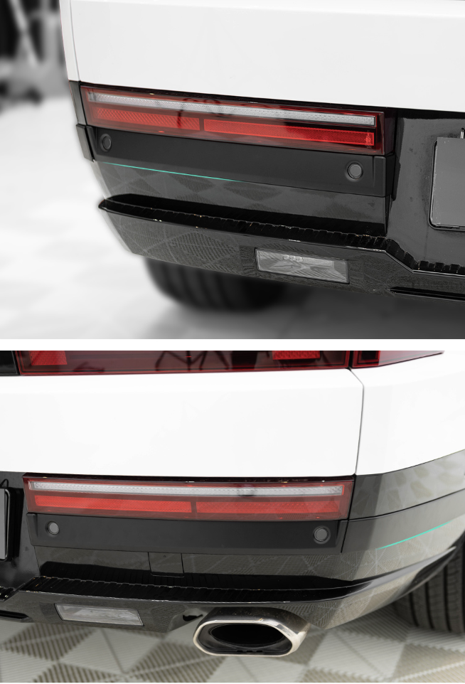 ป้องกันขอบกันชนแต่ง Hyundai SANTA FE Hybrid ฮุนได ซานตา เฟ่