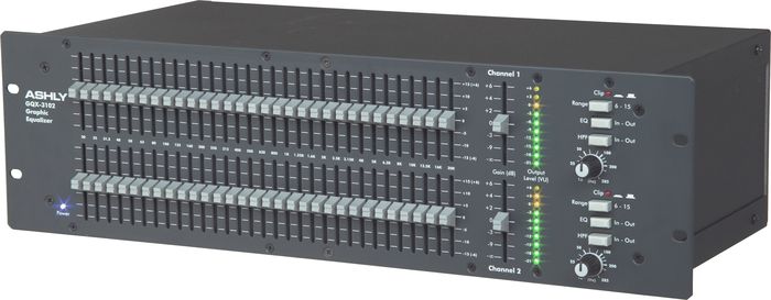 Ashly Audio GQX-3102 Dual 31-Band Graphic Equalizer