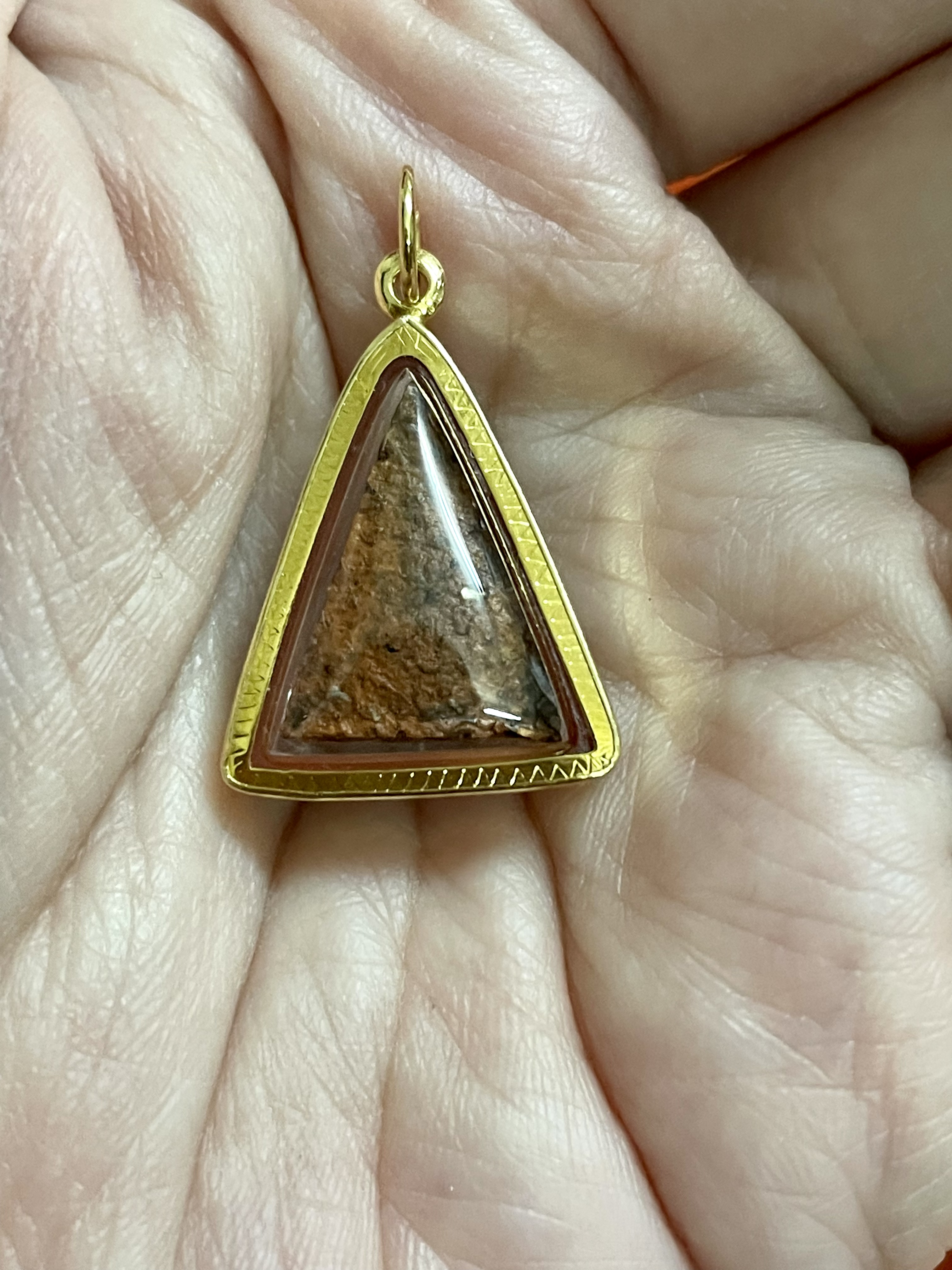 จี้พระสมเด็จพิมพ์นางพญา กรอบทองแท้