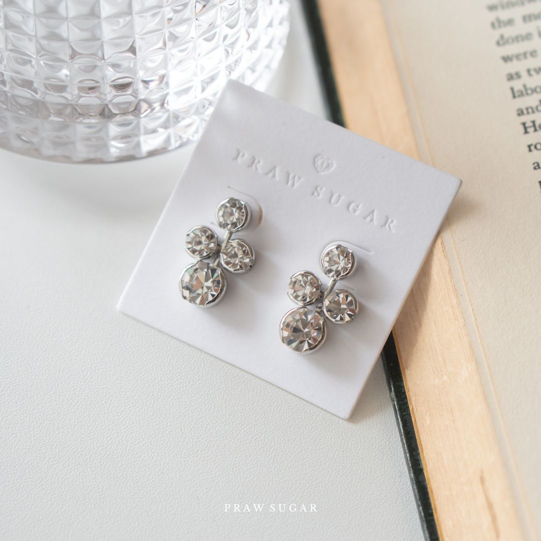 Swarovski Chandelier Earrings - ต่างหูคริสตัลทรงระย้า