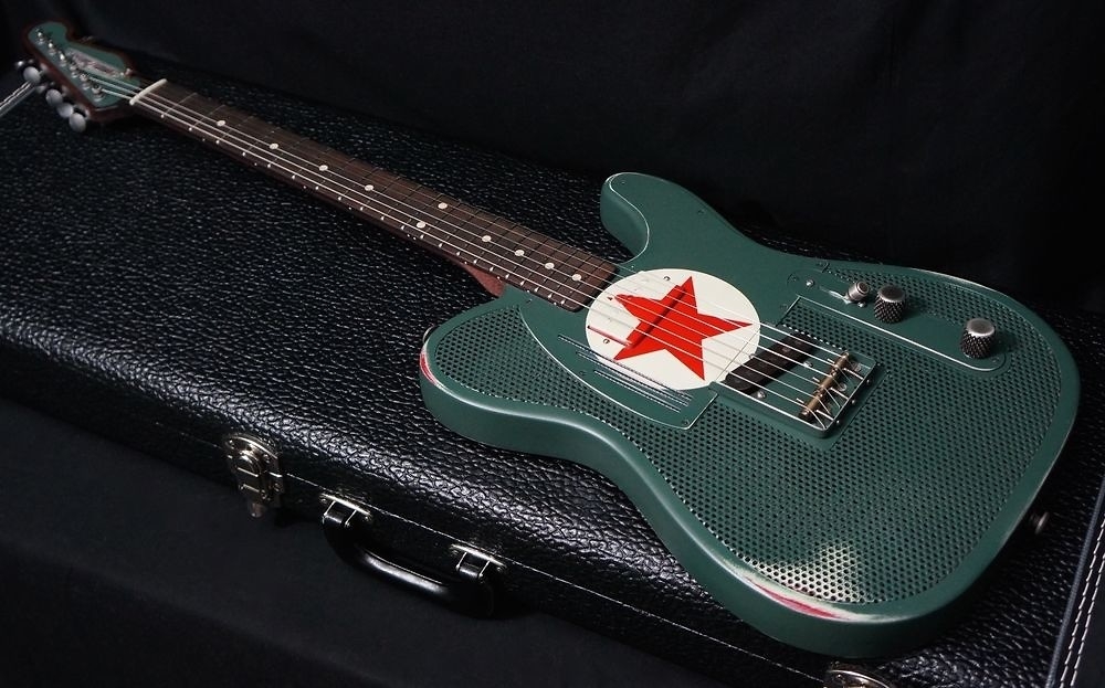 James Trussart Red Star SteelCaster w/ Arcane Tele Pickups