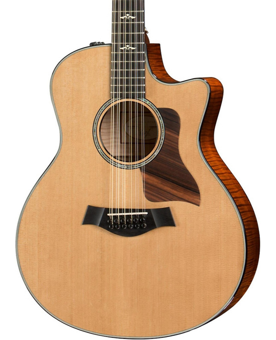 Taylor 2015 656ce Cutaway Grand Symphony 12-String Acoustic-Electric Guitar Natural