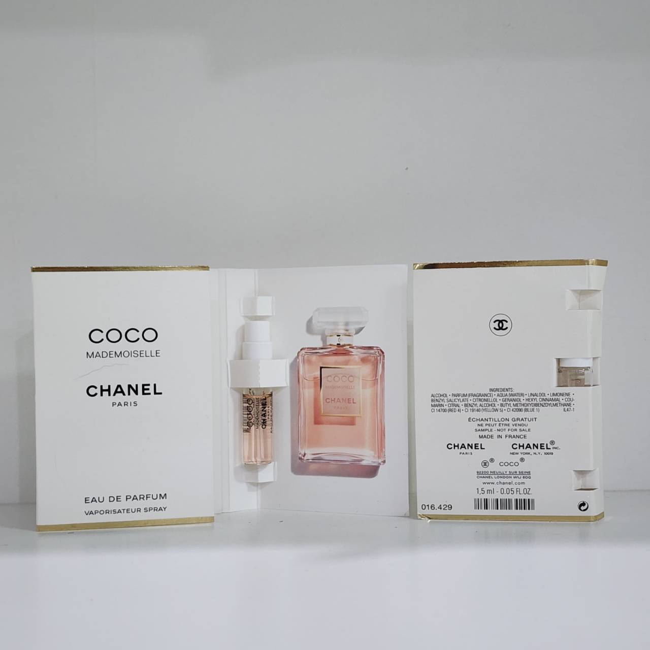 น้ำหอมไวออลแบบหลอด Chanel Coco Mademoiselle Eau de Parfum 1.5ml ขนาดทดลอง น้ำหอมไวออลVIAL