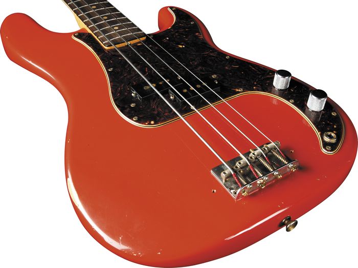Fender Custom Shop Pino Paladino Relic Signature Precision Bass Fiesta Red
