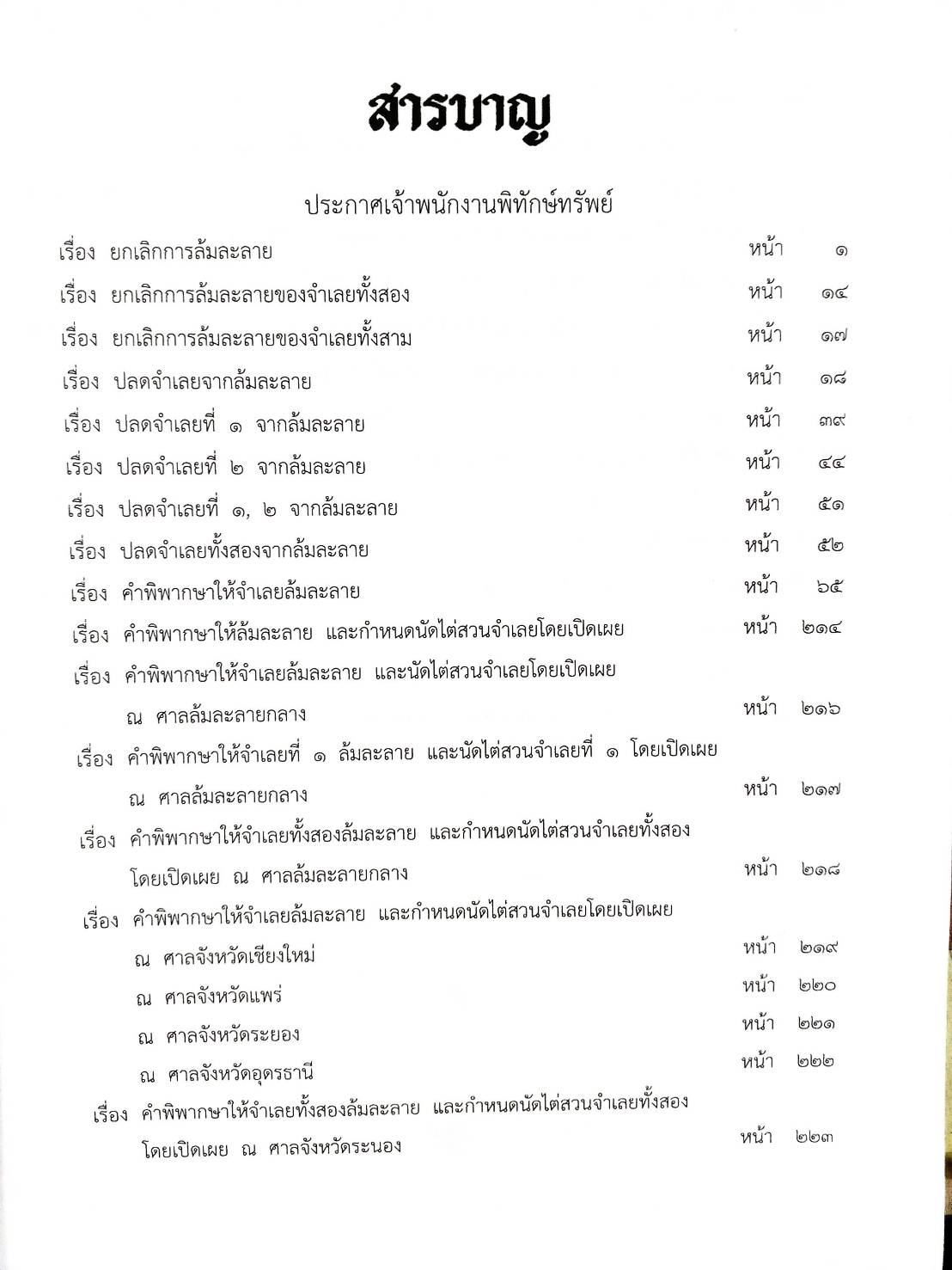 กฎหมายออกใหม่ ตอนที่ 33/64 25 ประกาศเจ้าพนักงานพิทักษ์ทรัพย์