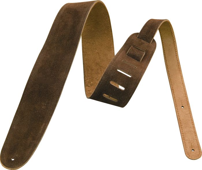Perri's 2-1/2" Suede Leather Guitar Strap