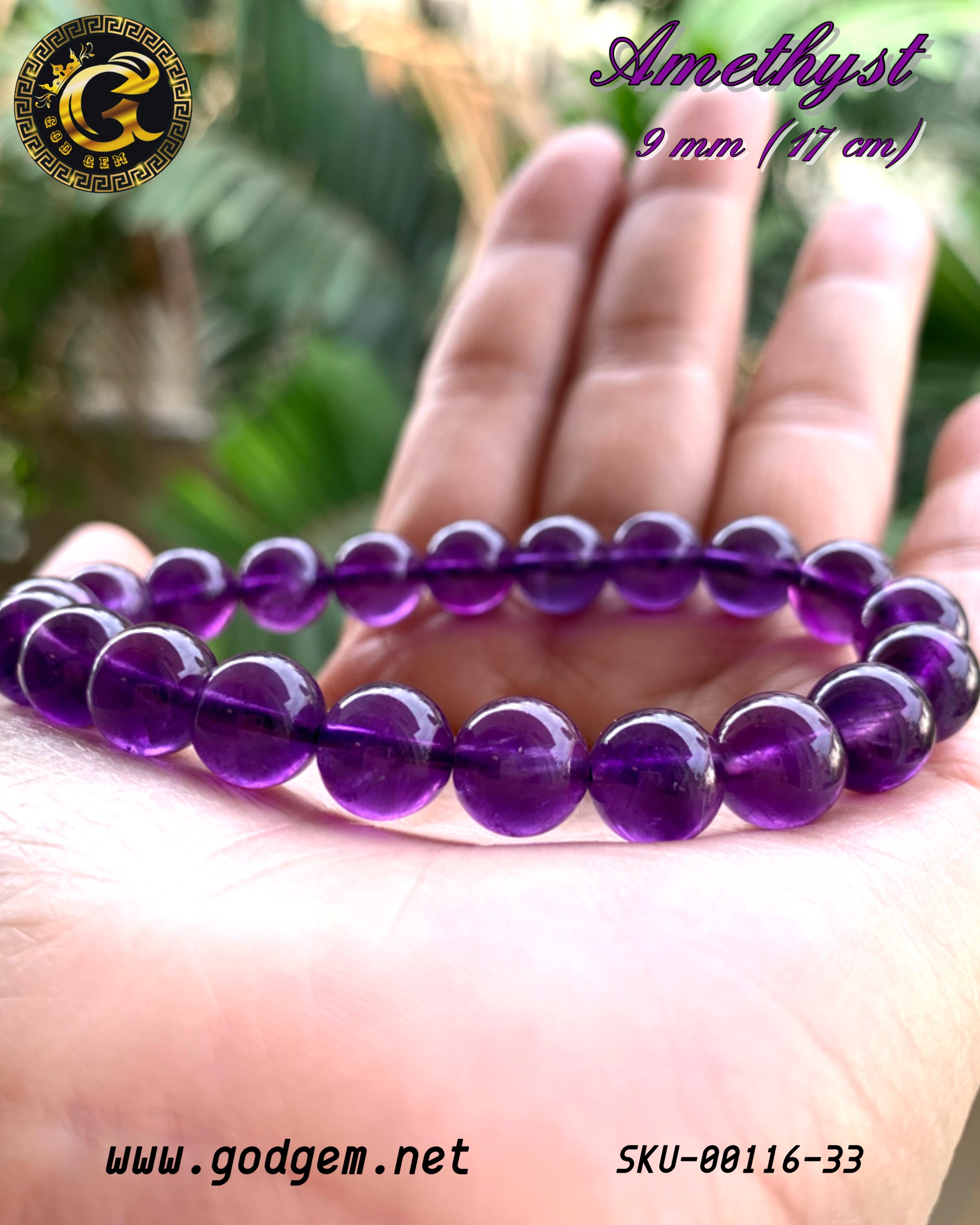 ข้อมือหินอเมทีสต์ อุรุกวัย