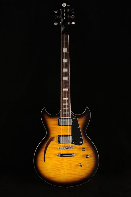 Reverend Manta Ray HB-FM Tobacco Burst