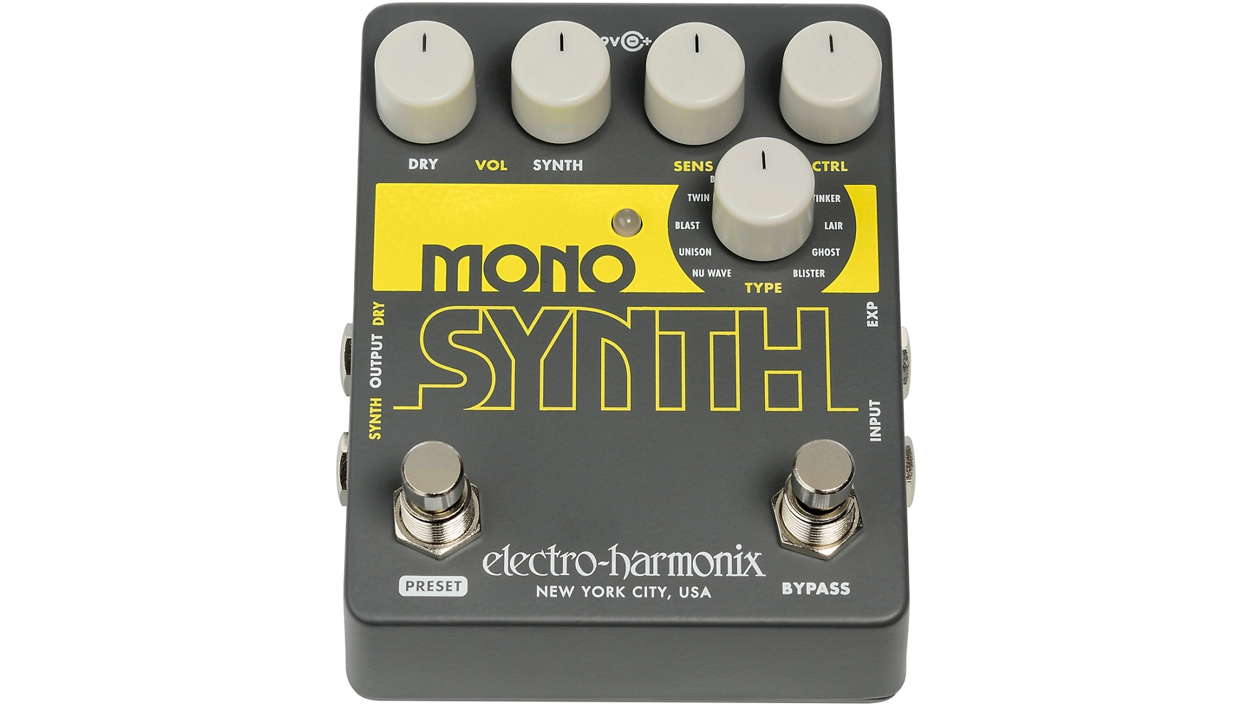 Electro-Harmonix Guitar Mono Synth Effects Pedal