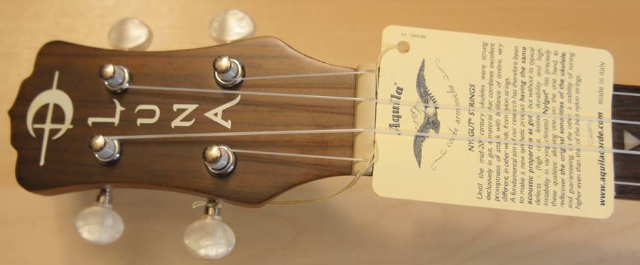 Luna Guitars Tattoo Concert Ukulele w/ Preamp