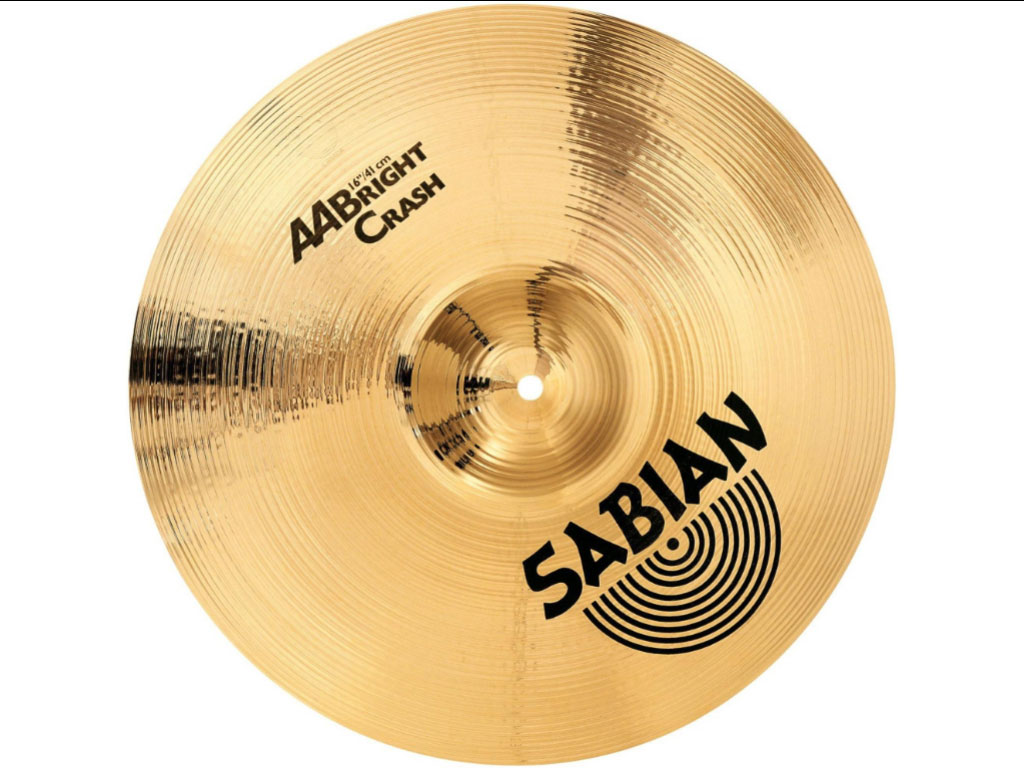 Sabian AA Bright Crash Brilliant Finish 16 Inch