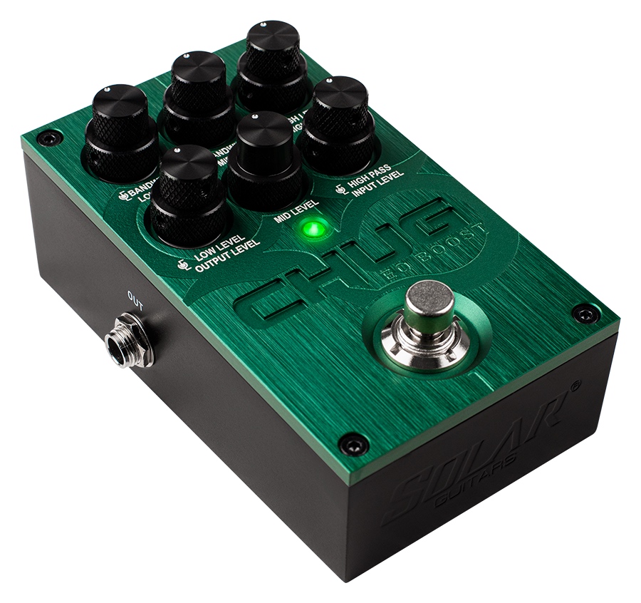 Solar Guitars CHUG EQ-BOOST – Ultimate Tone-Shaping Boost Pedal