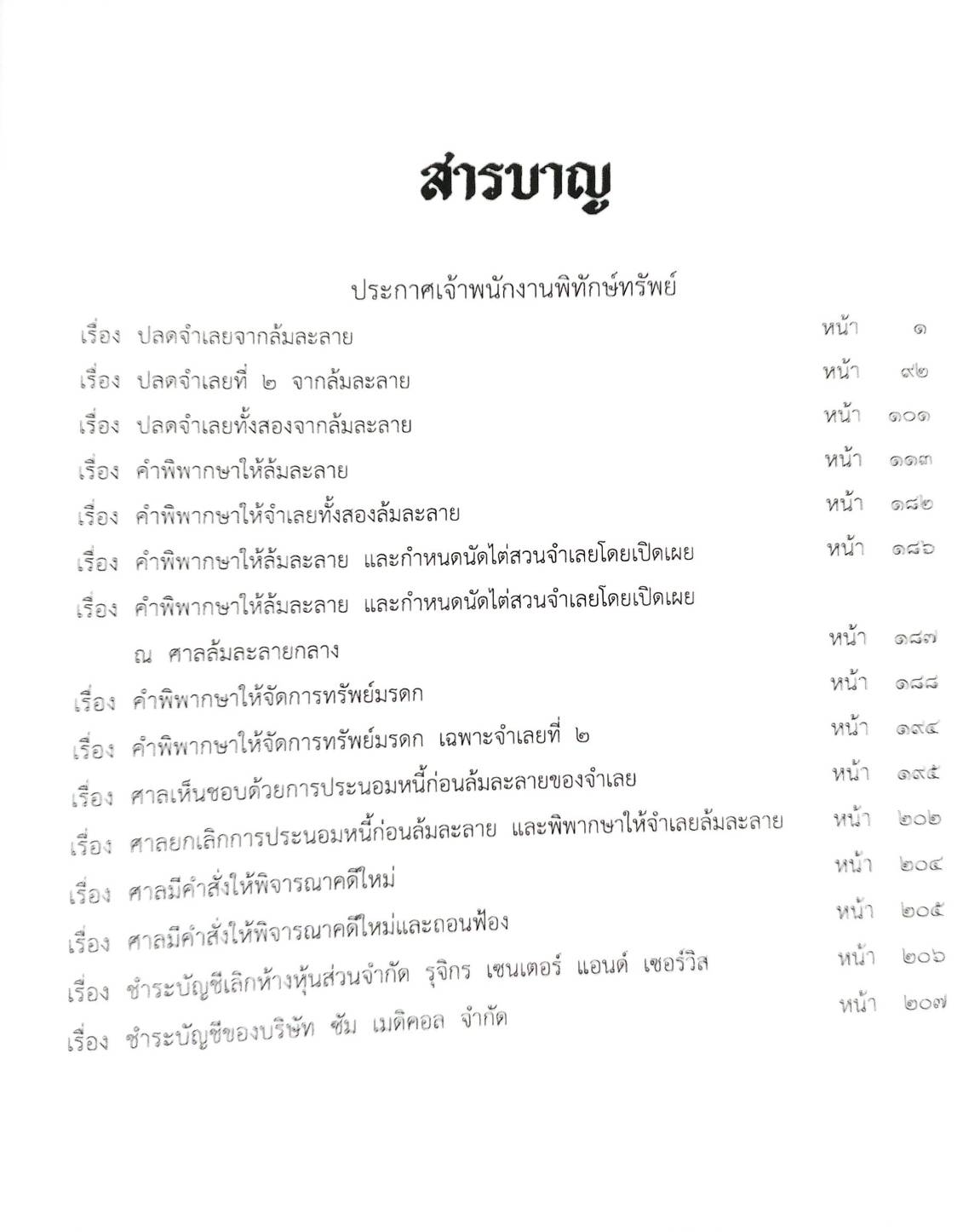 กฎหมายออกใหม่ ตอนที่ 9/65 15 ประกาศเจ้าพนักงานพิทักษ์ทรัพย์