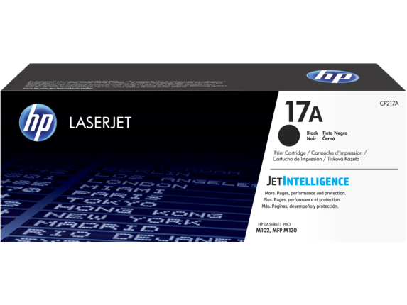 CF217A HP 17A Black 1,600 pages Pro M102w/M130fw Toner