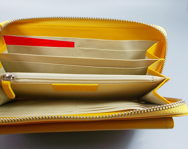 กระเป๋าสตางค์ ELLE เหลือง ใหม่ แท้