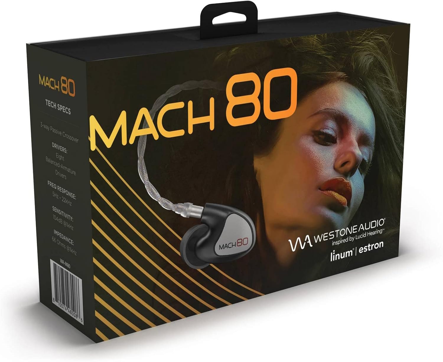Westone Audio Mach 80 8-driver Universal In-ear Monitors - 3-way