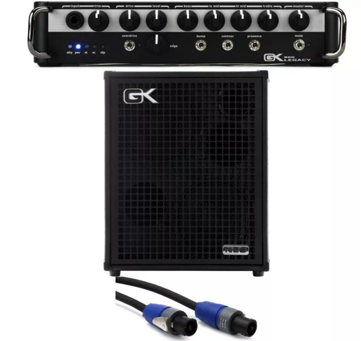 Gallien Krueger Legacy 800 and NEO IV 2 x 10-inch Cab Bundle