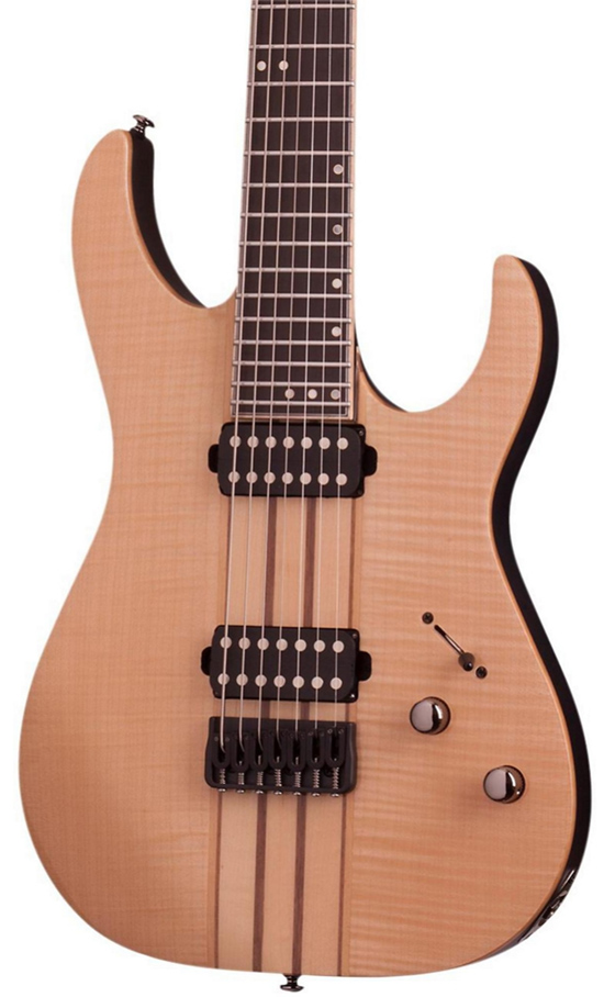 Schecter Guitar Research Banshee Elite 7 Seven String Electric Guitar Gloss Natural