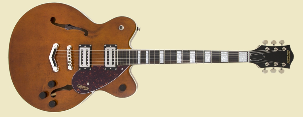 GRETSCH G2622 STREAMLINER CENTER BLOCK DOUBLE-CUT WITH V-STOPTAIL, BROAD TRON BT-2S PICKUPS, LAUREL FINGERBOARD