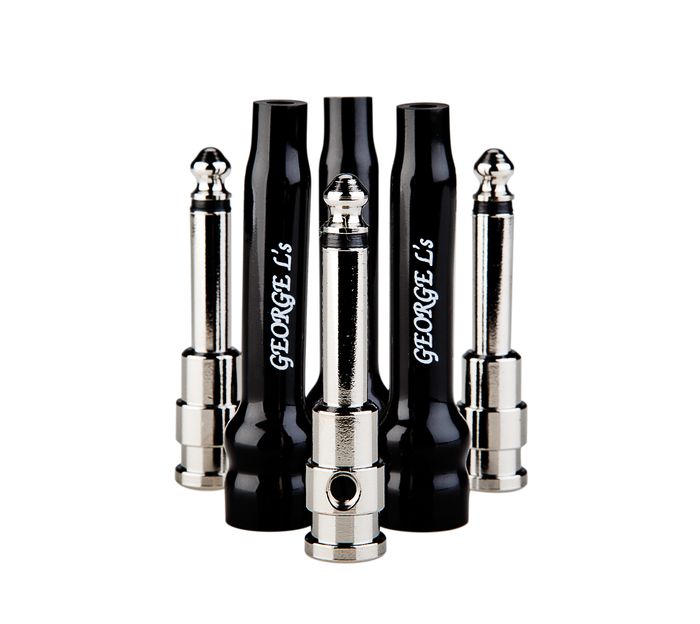 George L's .155 Straight 1/4" Plugs and Jackets (4-pieces)