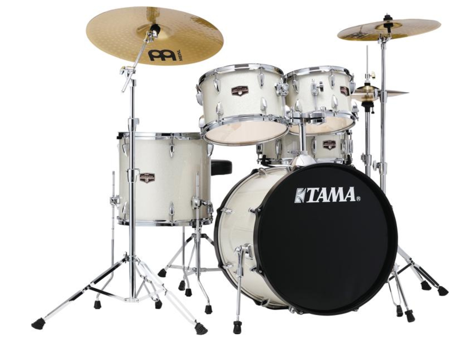 Tama Imperialstar IE50C 5-piece Complete Drum Set with Snare Drum and Meinl Cymbals