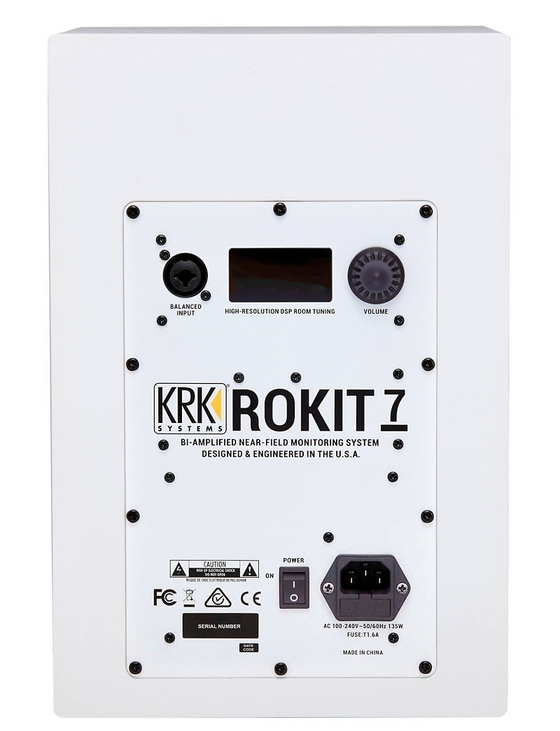 KRK ROKIT 7 G4 White Noise 7 Powered Studio Monitor (Each)