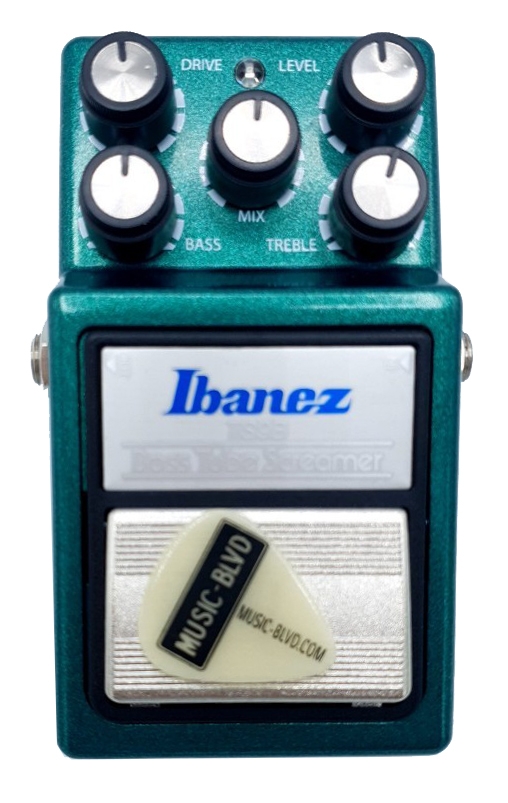 Ibanez 9 Series TS9B Bass Tube Screamer Overdrive Bass Effects Pedal Green