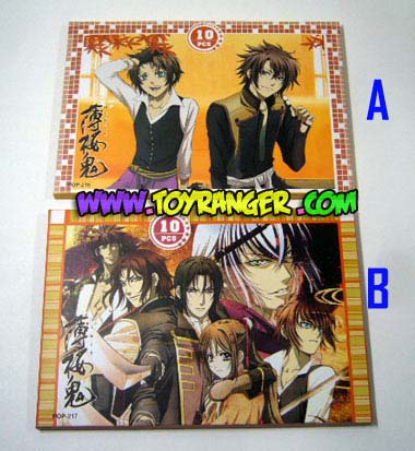 โปสการ์ด Hakuoki (10 ใบ) (B)
