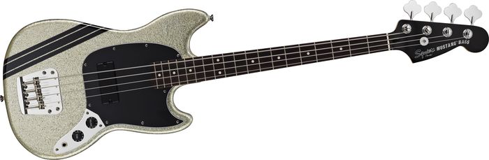 Squier Mikey Way Signature Mustang Electric Bass Guitar
