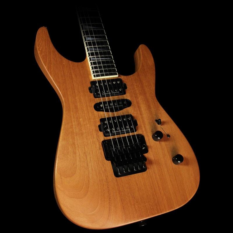 Jackson Custom Shop Music Zoo Exclusive Roasted HSH Soloist Electric Guitar - Natural