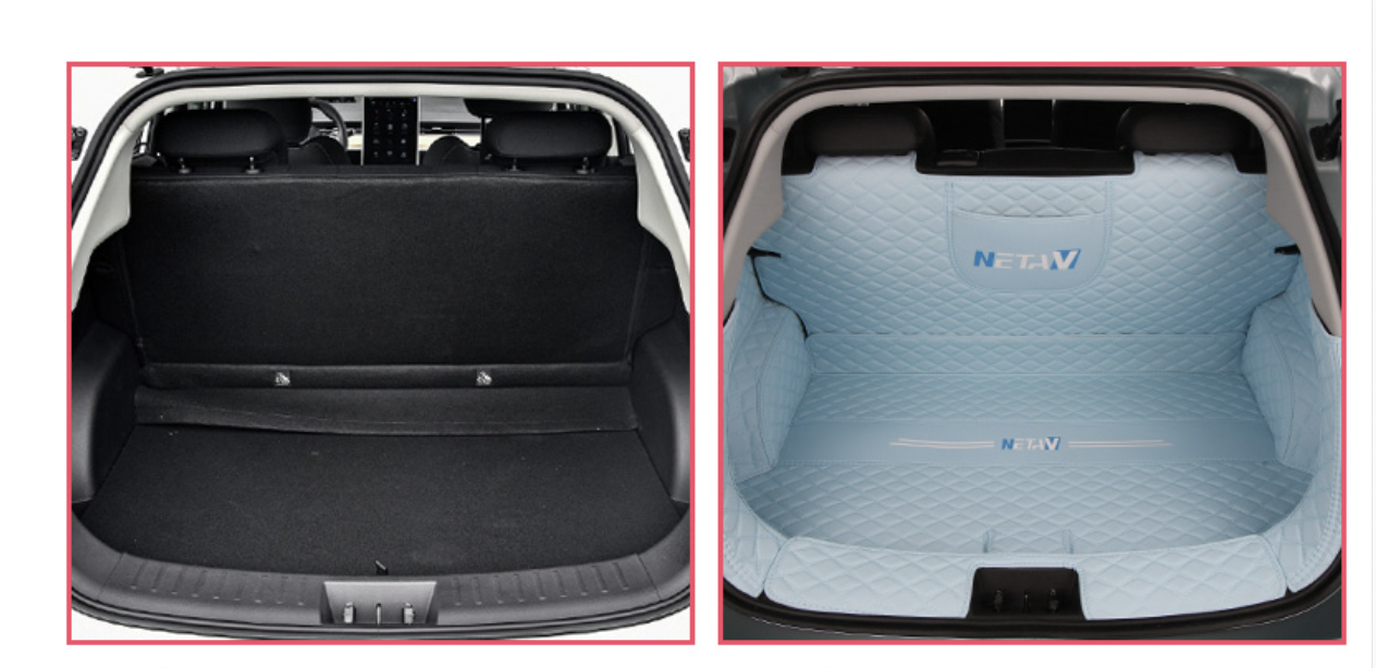 พรม 5D ท้ายรถ NETA V , NETA V pro ตัดตรงรุ่นรถ ใส่สวยเข้ารุป