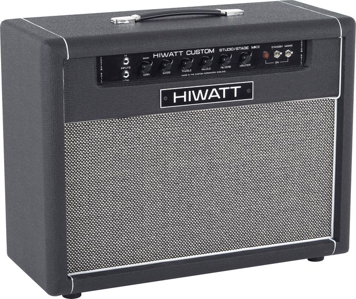 Hiwatt Studio Stage MKII 40W 2X12 Tube Guitar Combo Amp (Black)
