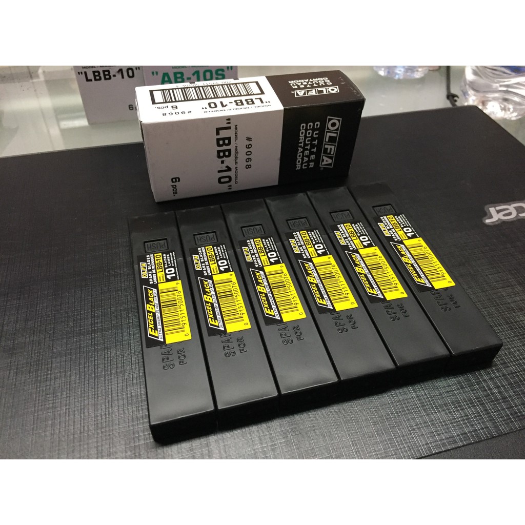 ใบมีดคัตเตอร์ OLFA รุ่น LBB-10 ( กล่องใหญ่ 6 หลอด)