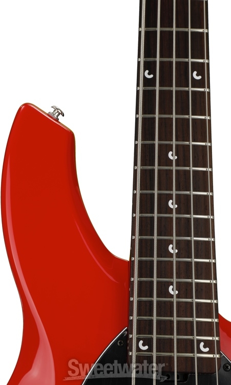 Ernie Ball Music Man Bongo 5HH, Sweetwater Exclusive - Chili Red w/Black Pickguard