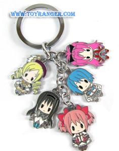 พวงกุญแจองุ่นโลหะ Puella Magi Madoka Magica 6